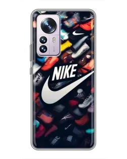 Чехол для Xiaomi 12 / 12X с картинкой «Коллекция кроссовок Nike» Чехол для Xiaomi 12 / 12X с картинкой «Коллекция кроссовок Nike»
