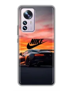 Чехол для Xiaomi 12 / 12X с картинкой «Nike и суперкар» Чехол для Xiaomi 12 / 12X с картинкой «Nike и суперкар»