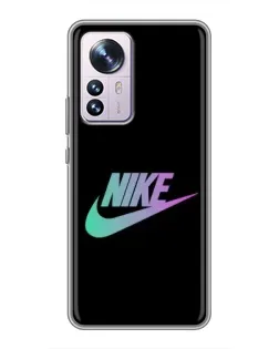 Чехол для Xiaomi 12 / 12X с картинкой «Nike — городская ночь» Чехол для Xiaomi 12 / 12X с картинкой «Nike — городская ночь»