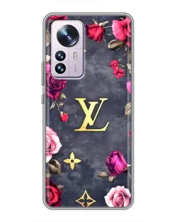 Чохол для Xiaomi 12 / 12X з картинкою «Квітковий Louis Vuitton»
