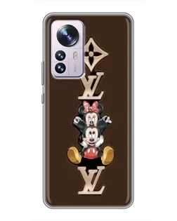 Чехол для Xiaomi 12 / 12X с картинкой «LV и Микки Маус»