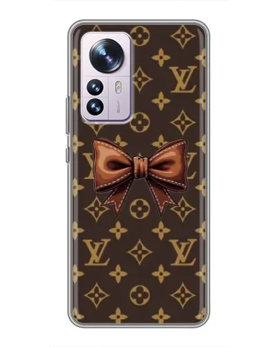 Чехол для Xiaomi 12 / 12X с картинкой «LV с бантом»