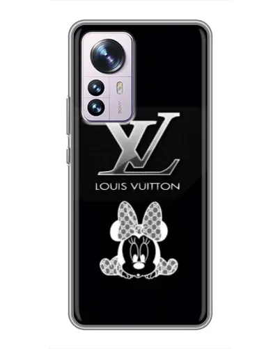 Чехол для Xiaomi 12 / 12X с картинкой «LV и Минни Маус»