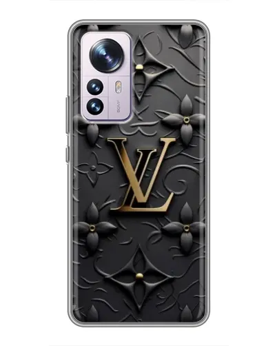 Чехол для Xiaomi 12 / 12X с картинкой «Кожаная текстура LV»