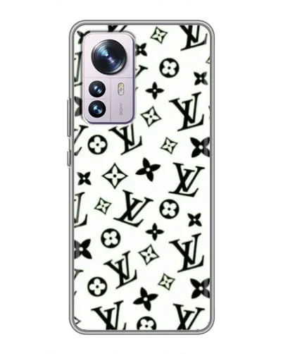 Чехол для Xiaomi 12 / 12X с картинкой «Монохромный хаос LV»