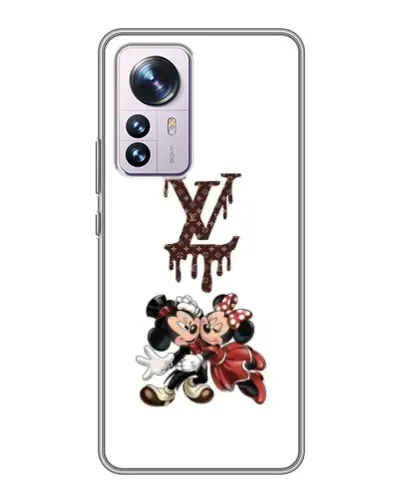 Чехол для Xiaomi 12 / 12X с картинкой «LV и Микки Маус»