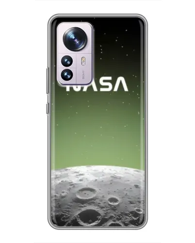 Чехол для Xiaomi 12 / 12X с картинкой «NASA — лунный градиент»