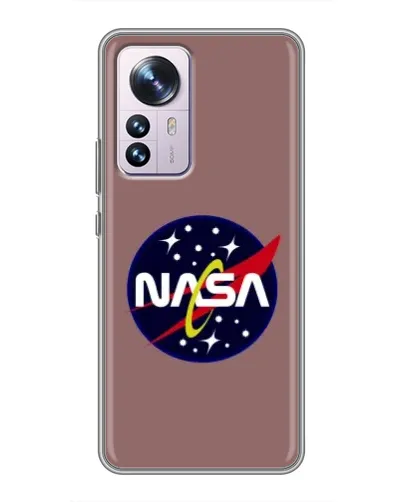 Чехол для Xiaomi 12 / 12X с картинкой «NASA — ретро космос»