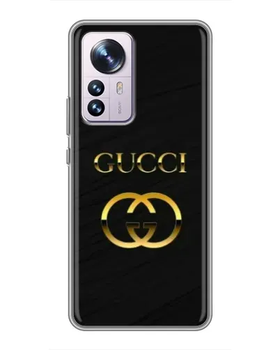 Чехол для Xiaomi 12 / 12X с картинкой «Золотой логотип Gucci» Чехол для Xiaomi 12 / 12X с картинкой «Золотой логотип Gucci»
