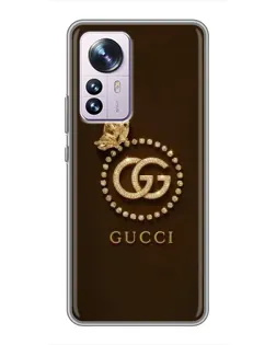 Чохол для Xiaomi 12 / 12X з картинкою «Gucci — золотий метелик» Чохол для Xiaomi 12 / 12X з картинкою «Gucci — золотий метелик»