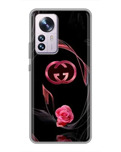 Чехол для Xiaomi 12 / 12X с картинкой «Gucci — неоновая роза» Чехол для Xiaomi 12 / 12X с картинкой «Gucci — неоновая роза»