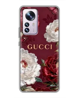 Чохол для Xiaomi 12 / 12X з картинкою «Gucci — бордові троянди» Чохол для Xiaomi 12 / 12X з картинкою «Gucci — бордові троянди»
