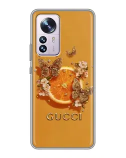 Чохол для Xiaomi 12 / 12X з картинкою «Gucci — золоті метелики» Чохол для Xiaomi 12 / 12X з картинкою «Gucci — золоті метелики»