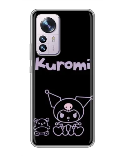 Чехол для Xiaomi 12 / 12X с картинкой «Kuromi — черный минимализм» Чехол для Xiaomi 12 / 12X с картинкой «Kuromi — черный минимализм»