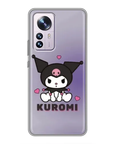Чехол для Xiaomi 12 / 12X с картинкой «Kuromi — фиолетовый арт» Чехол для Xiaomi 12 / 12X с картинкой «Kuromi — фиолетовый арт»