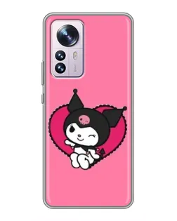 Чехол для Xiaomi 12 / 12X с картинкой «Kuromi — любовь в сердце»