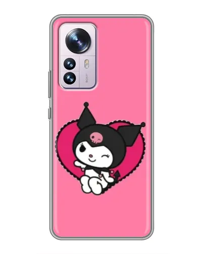 Чехол для Xiaomi 12 / 12X с картинкой «Kuromi — любовь в сердце» Чехол для Xiaomi 12 / 12X с картинкой «Kuromi — любовь в сердце»