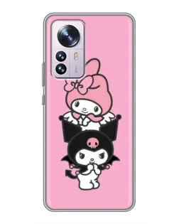 Чехол для Xiaomi 12 / 12X с картинкой «My Melody и Kuromi»