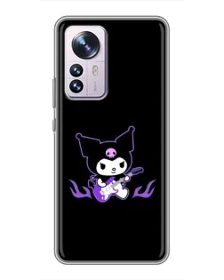 Чехол для Xiaomi 12 / 12X с картинкой «Электрическая Kuromi»