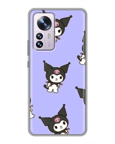 Чехол для Xiaomi 12 / 12X с картинкой «Паттерн с Kuromi» Чехол для Xiaomi 12 / 12X с картинкой «Паттерн с Kuromi»