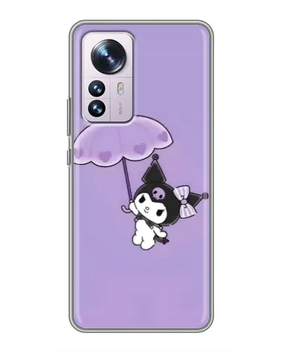Чехол для Xiaomi 12 / 12X с картинкой «Kuromi с зонтиком» Чехол для Xiaomi 12 / 12X с картинкой «Kuromi с зонтиком»