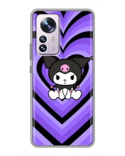 Чехол для Xiaomi 12 / 12X с картинкой «Kuromi и фиолетовые сердца» Чехол для Xiaomi 12 / 12X с картинкой «Kuromi и фиолетовые сердца»