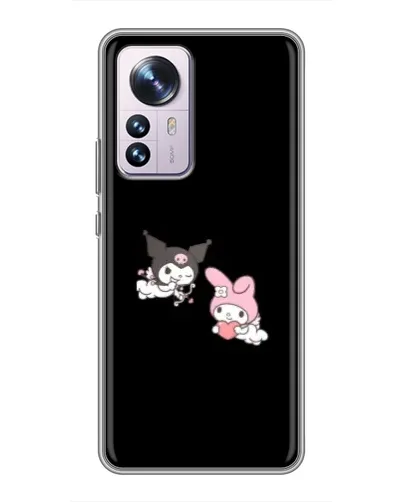 Чехол для Xiaomi 12 / 12X с картинкой «My Melody и Kuromi» Чехол для Xiaomi 12 / 12X с картинкой «My Melody и Kuromi»