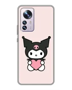 Чехол для Xiaomi 12 / 12X с картинкой «Kuromi и сердце»
