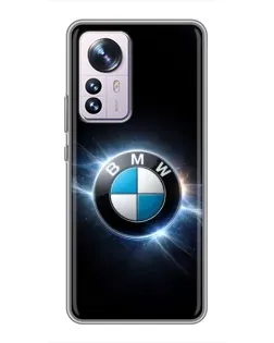 Чехол для Xiaomi 12 / 12X с картинкой «BMW — неоновое сияние» Чехол для Xiaomi 12 / 12X с картинкой «BMW — неоновое сияние»