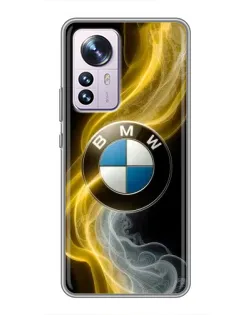 Чохол для Xiaomi 12 / 12X з картинкою «Золотистий дим BMW» Чохол для Xiaomi 12 / 12X з картинкою «Золотистий дим BMW»