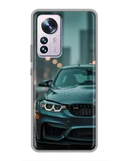 Чохол для Xiaomi 12 / 12X з картинкою «BMW у вогнях міста» Чохол для Xiaomi 12 / 12X з картинкою «BMW у вогнях міста»