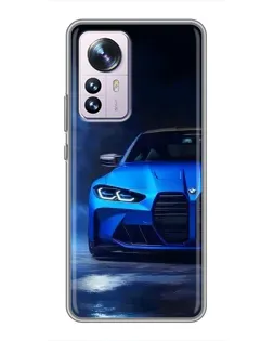 Чохол для Xiaomi 12 / 12X з картинкою «Блакитна BMW M4» Чохол для Xiaomi 12 / 12X з картинкою «Блакитна BMW M4»