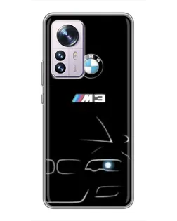 Чохол для Xiaomi 12 / 12X з картинкою «Мінімалістичний принт BMW M3» Чохол для Xiaomi 12 / 12X з картинкою «Мінімалістичний принт BMW M3»