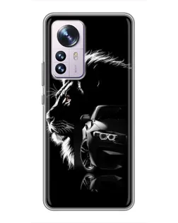 Чохол для Xiaomi 12 / 12X з картинкою «BMW та лев» Чохол для Xiaomi 12 / 12X з картинкою «BMW та лев»