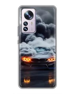 Чохол для Xiaomi 12 / 12X з картинкою «BMW у диму» Чохол для Xiaomi 12 / 12X з картинкою «BMW у диму»