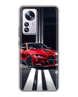 Чохол для Xiaomi 12 / 12X з картинкою «Червона BMW на дорозі» Чохол для Xiaomi 12 / 12X з картинкою «Червона BMW на дорозі»