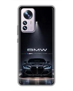 Чохол для Xiaomi 12 / 12X з картинкою «BMW крізь нічне місто» Чохол для Xiaomi 12 / 12X з картинкою «BMW крізь нічне місто»