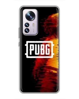 Чохол для Xiaomi 12 / 12X з картинкою «Яскравий логотип PUBG»