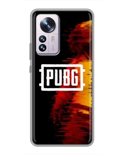 Чохол для Xiaomi 12 / 12X з картинкою «Яскравий логотип PUBG»