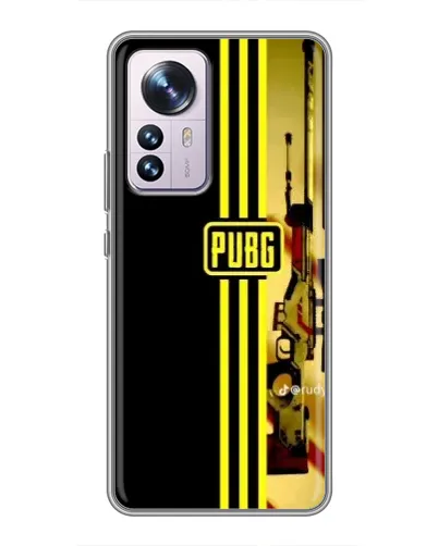 Чохол для Xiaomi 12 / 12X з картинкою «PUBG — камуфляжний шолом»