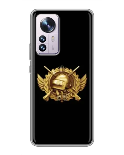 Чохол для Xiaomi 12 / 12X з картинкою «PUBG — помаранчевий градієнт»