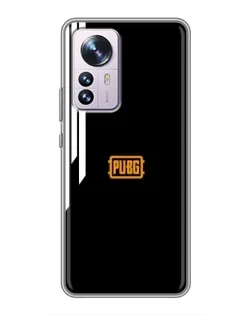 Чохол для Xiaomi 12 / 12X з картинкою «PUBG — вертикальні лінії»