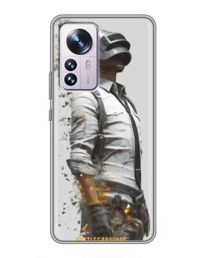 Чохол для Xiaomi 12 / 12X з картинкою «PUBG — боєць у пилу»
