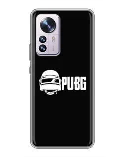 Чохол для Xiaomi 12 / 12X з картинкою «PUBG — класичний лого»