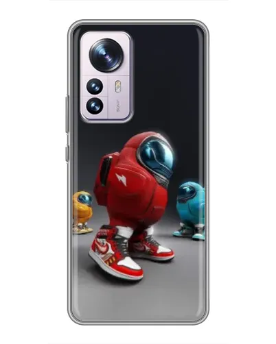 Чехол для Xiaomi 12 / 12X с картинкой «Among Us — 3D стиль»