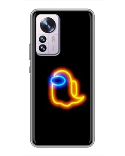 Чохол для Xiaomi 12 / 12X з картинкою «Among Us неонове сяйво»