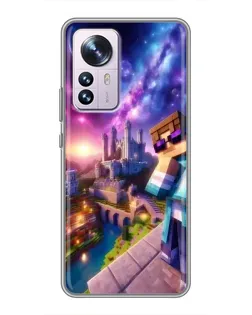 Чохол для Xiaomi 12 / 12X з картинкою «Стів та космос» Чохол для Xiaomi 12 / 12X з картинкою «Стів та космос»