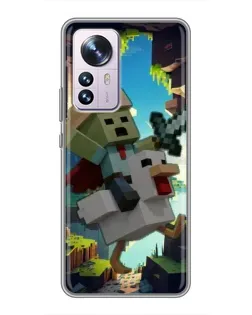 Чохол для Xiaomi 12 / 12X з картинкою «Стів та гусь» Чохол для Xiaomi 12 / 12X з картинкою «Стів та гусь»