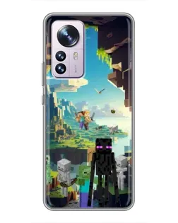 Чохол для Xiaomi 12 / 12X з картинкою «Ендермен у лісі» Чохол для Xiaomi 12 / 12X з картинкою «Ендермен у лісі»