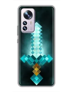 Чохол для Xiaomi 12 / 12X з картинкою «Алмазний меч неон» Чохол для Xiaomi 12 / 12X з картинкою «Алмазний меч неон»
